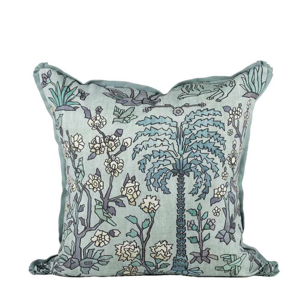 Rainforest Pillow Cover | Blue Print