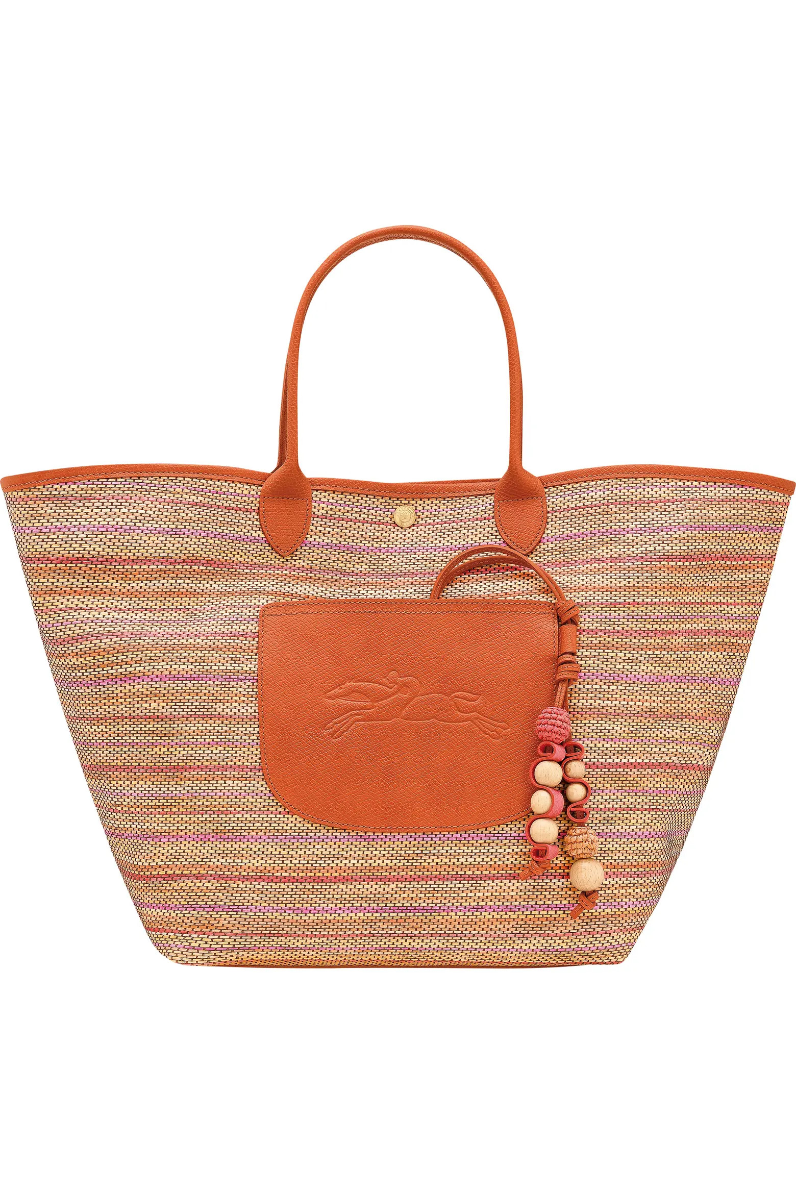 Large Le Pliage Panier Rainbow Raffia Tote (Women) | Nordstrom | Nordstrom