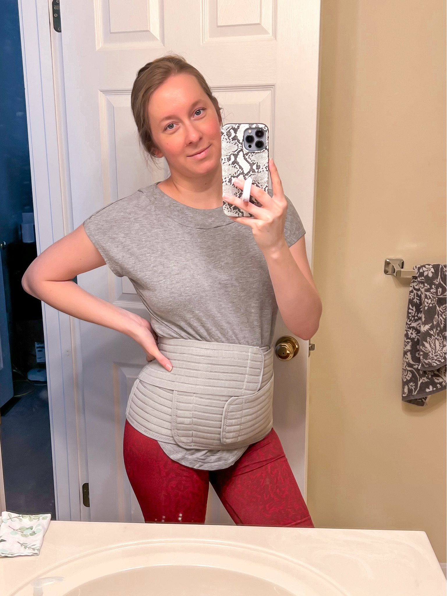 The best belly band for postpartum. It’s so supportive and comfortable. Pregnancy weakens the core and especially if you have a C-section and the abs are severed. My pelvic floor therapist recommends a belly band, but be sure you can still take a full deep breath once it’s secure. 


Postpartum recovery, C-section recovery, belly band, compression belly band, postpartum belly band, postpartum healingg

#LTKbaby #LTKfitness #LTKbump