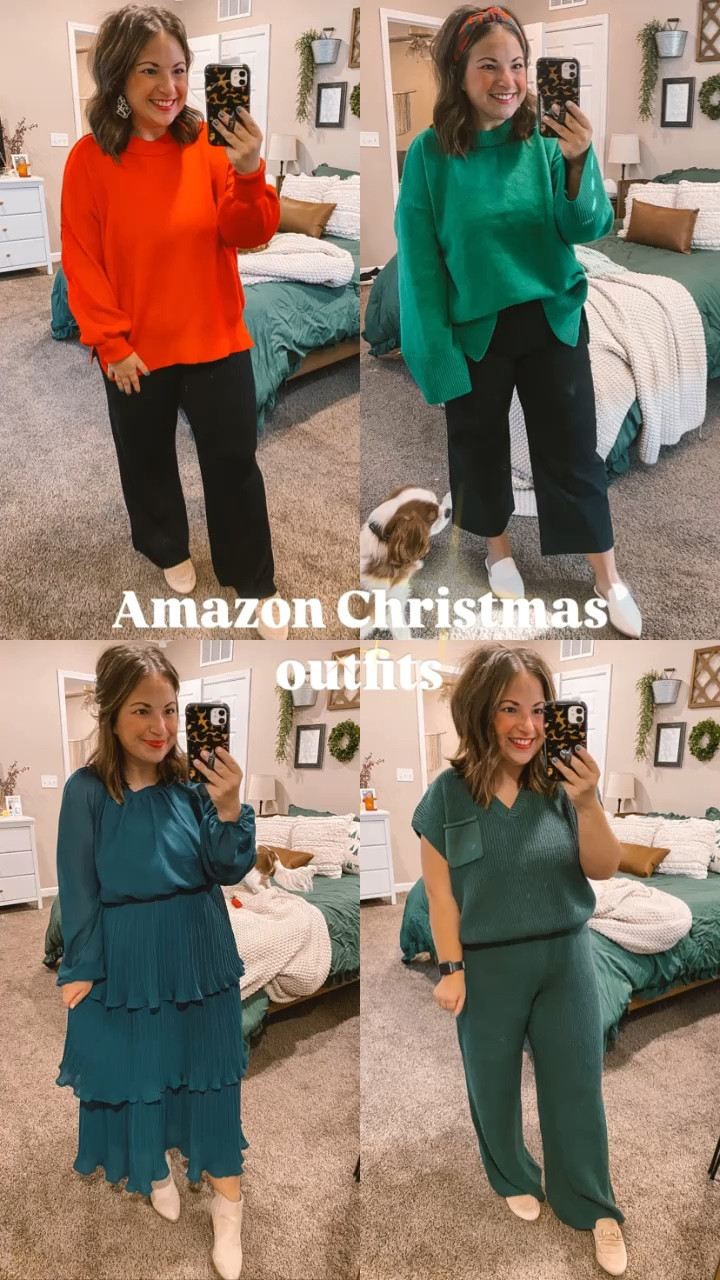 Amazon Christmas outfits ✨ 

 #LTKFindsUnder50 #LTKFindsUnder100 #LTKStyleTip