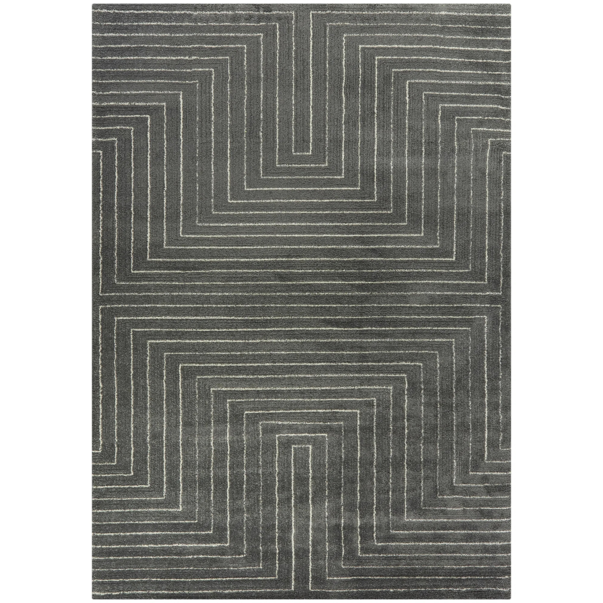 Joyce Power Loom Performance Charcoal Rug | Wayfair North America