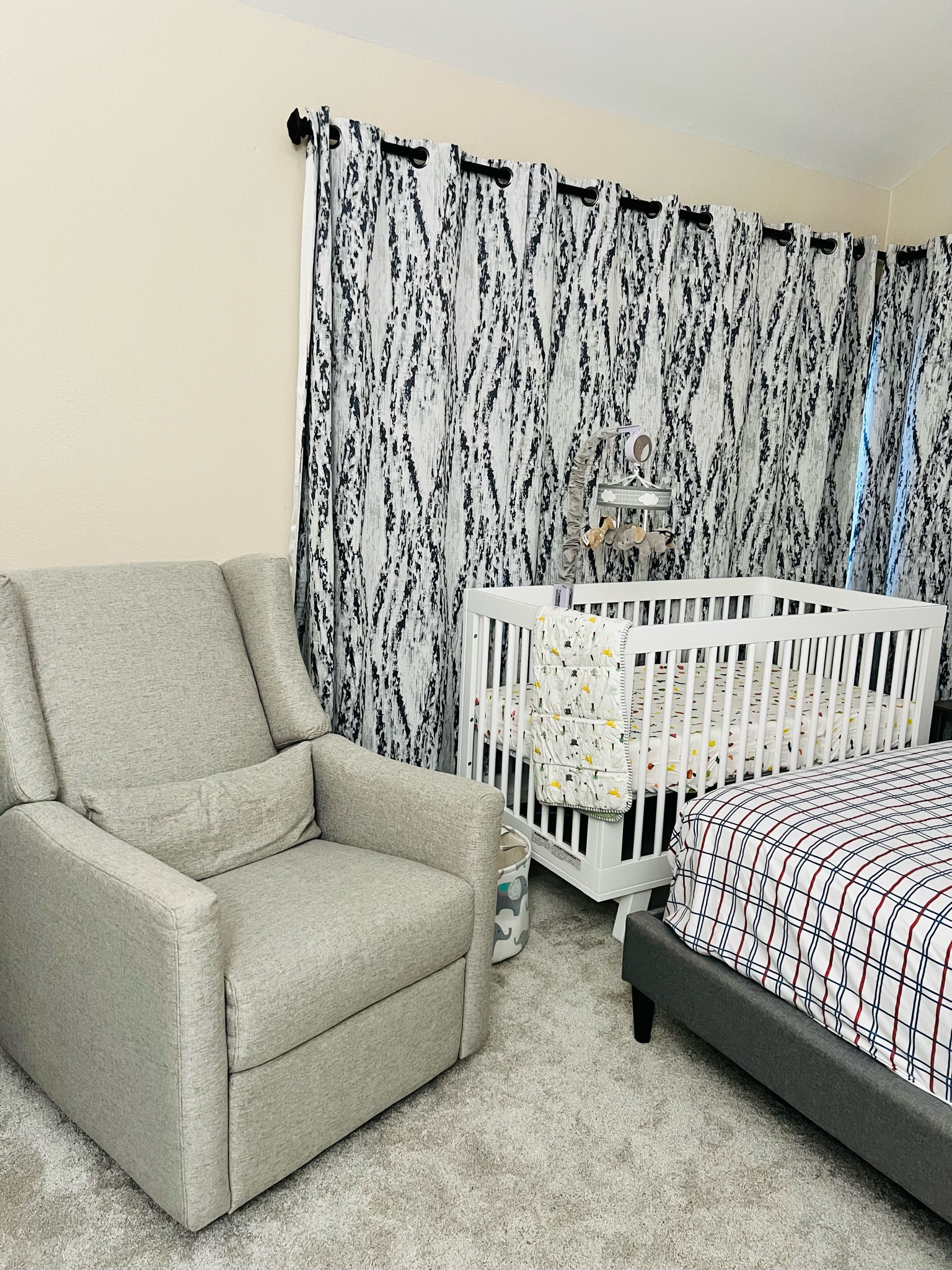 Our cozy nursery nook, which we have set up in the master bedroom for the initial months.

#babyproducts #newmom #babyessentials

#LTKFamily #LTKBaby #LTKHome