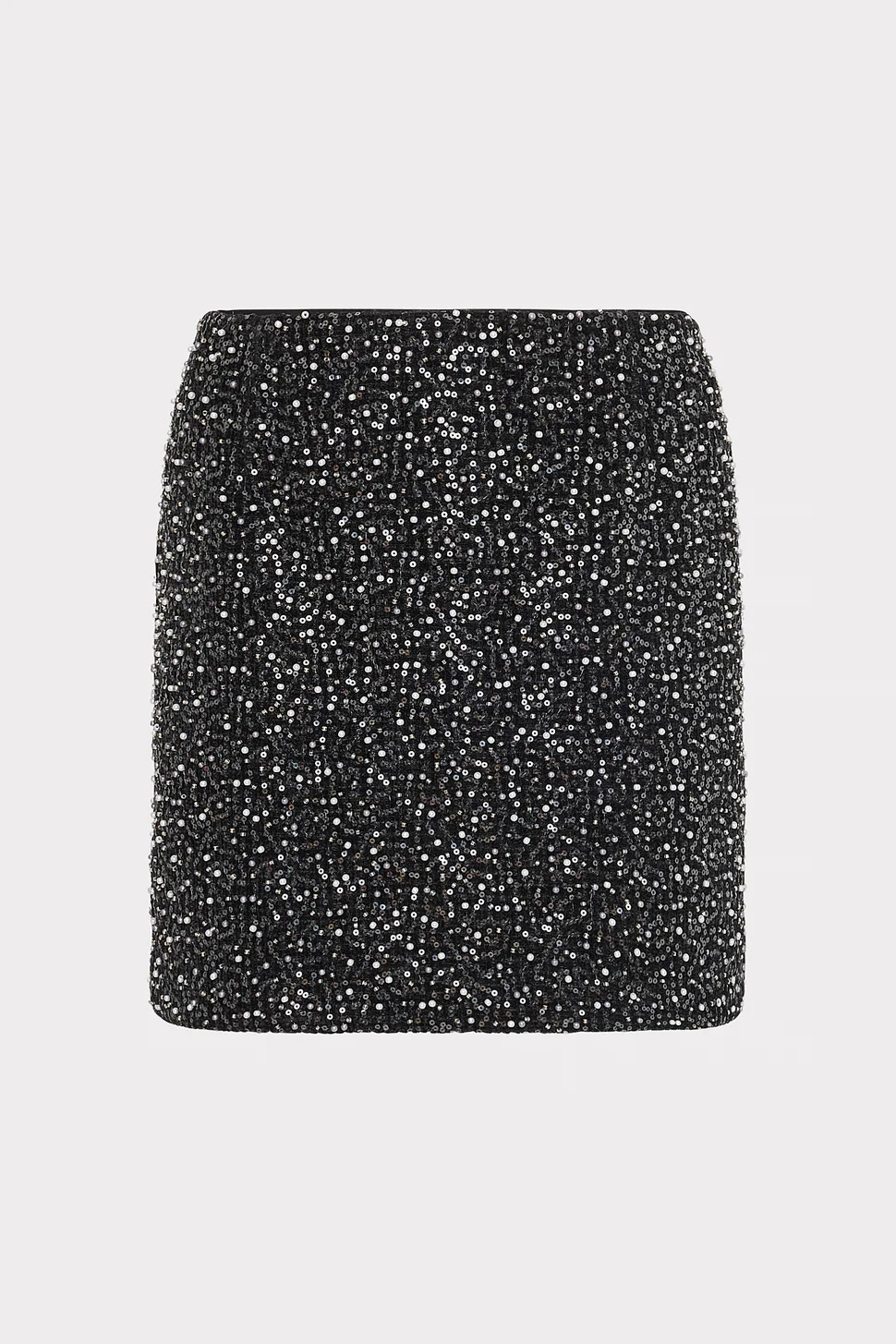 Beaded Tweed Modern Mini Skirt | MILLY