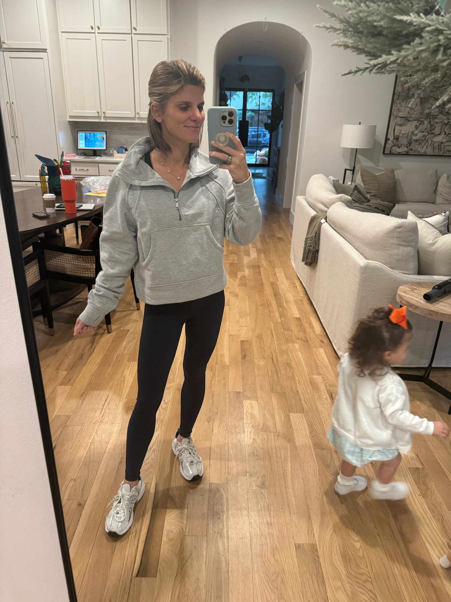 GDWM wearing XS in set and s in pullover  