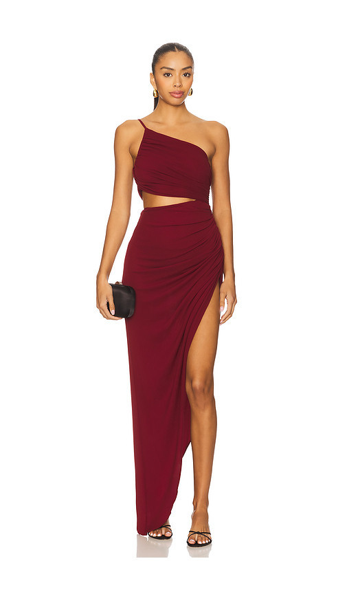 NBD Montserrat Dress in Burgundy. Size L | Revolve Clothing (Global)