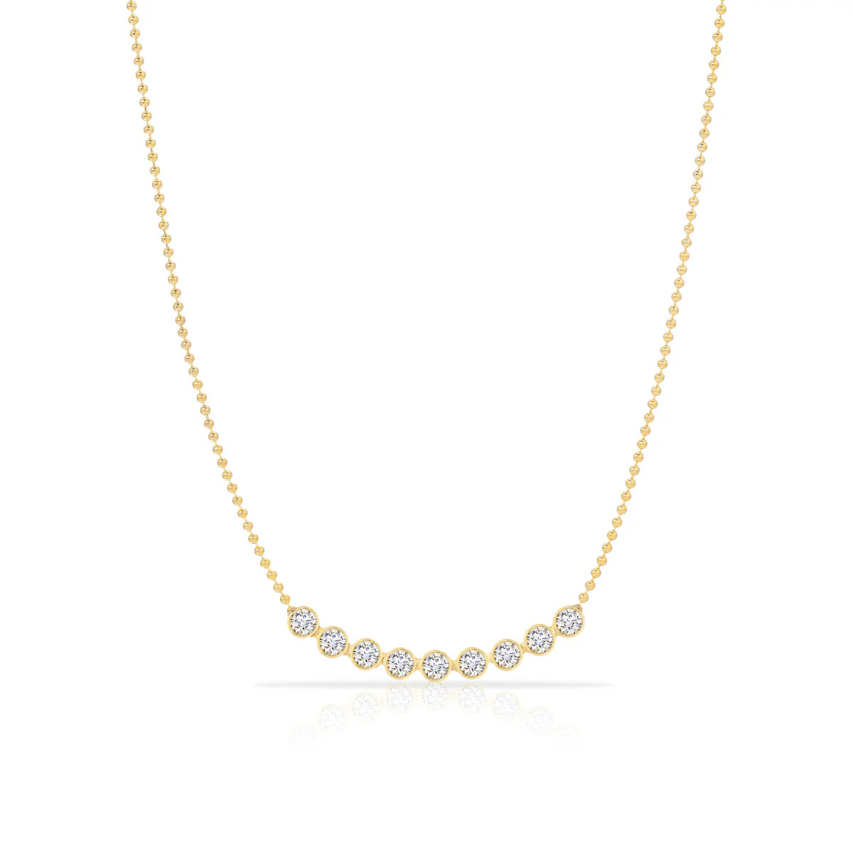 Diamond Arc Layering Necklace | Maya Brenner