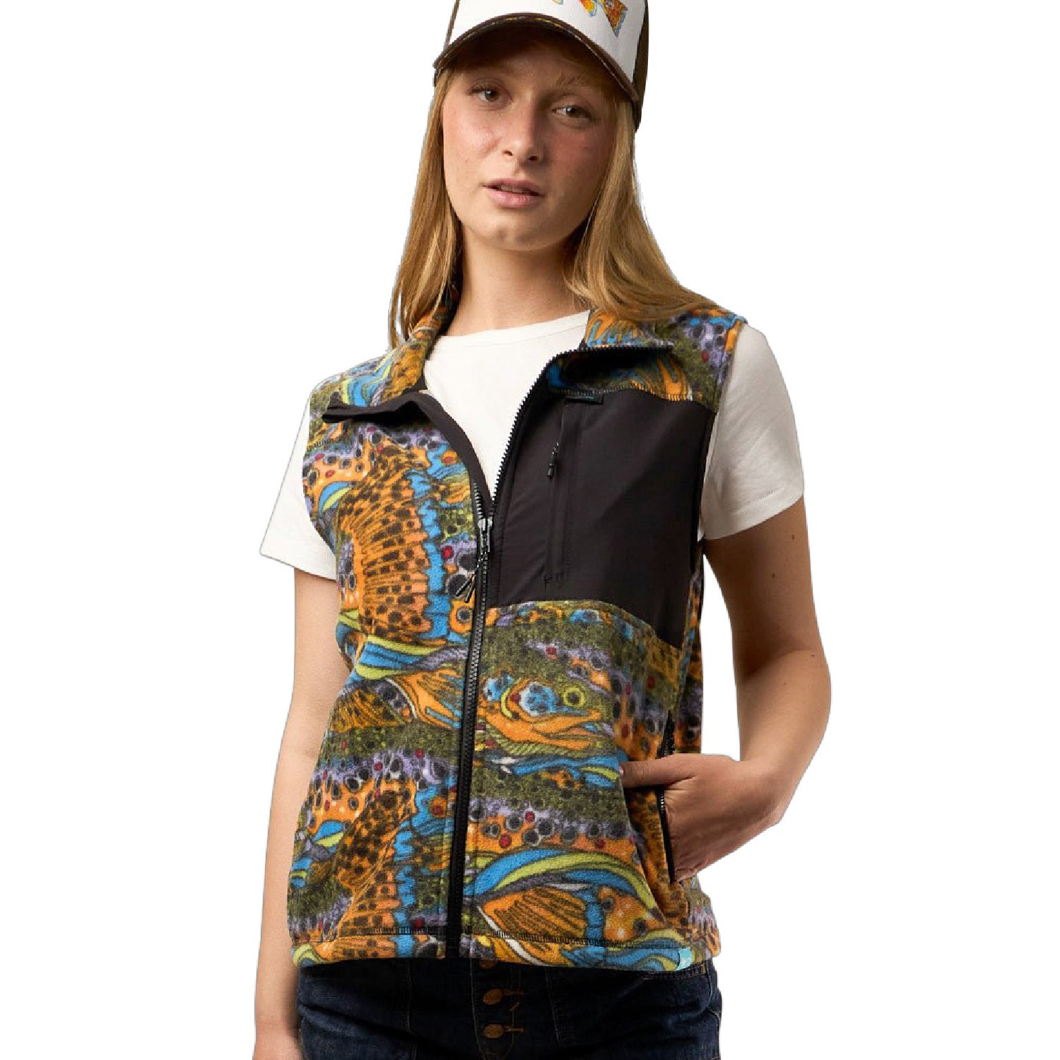 Fishe Women's Fleece Vest Orange S | REI