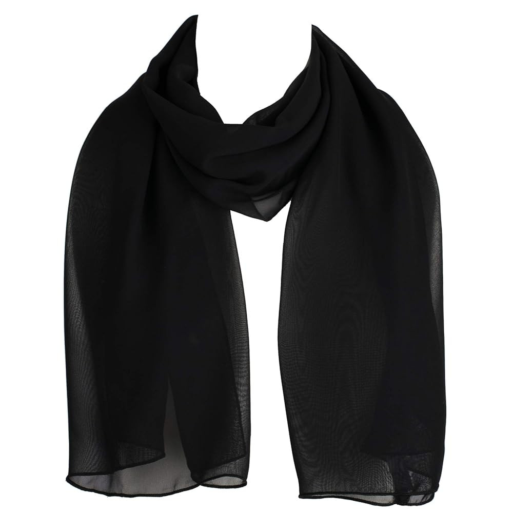 Hat To Socks Chiffon Scarf Sheer Wrap for Women | Amazon (UK)