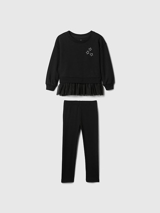 babyGap Vintage Soft Tulle Sweatshirt Set | Gap (US)