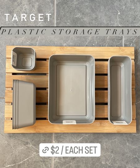 Storage trays, organization, bathroom organizer, kitchen organizing, Target finds #targetstyle 

#LTKstyletip #LTKhome