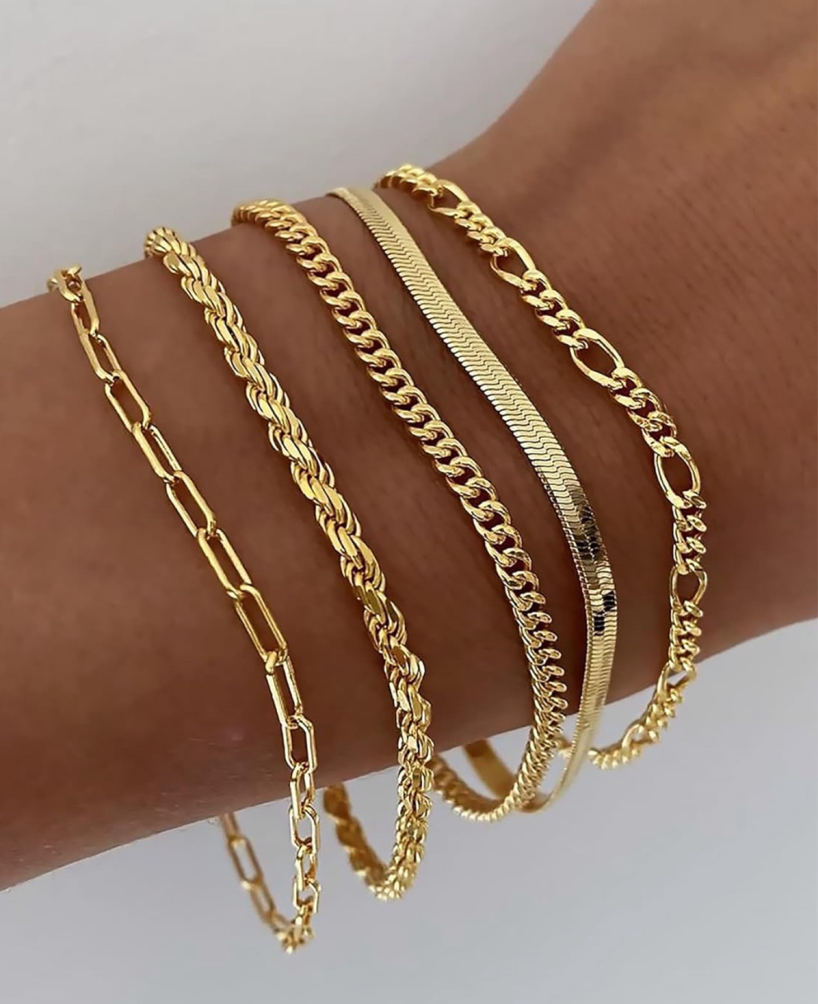20% off 🎉

DEARMAY Gold Bracelets for Women Waterproof, 14K Real Gold Jewelry Sets for Women Trendy Thin Dainty Stackable Cuban Link Paperclip Chain Bracelet Pack Fashion Accessories Gifts for Women Girls

#LTKstyletip #LTKsalealert