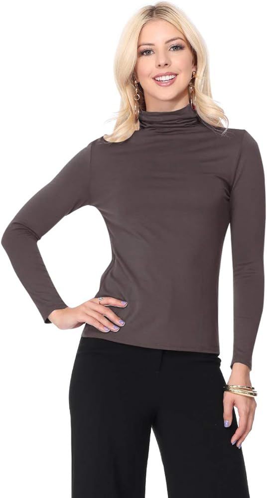 Women's Solid Casual 3/4 Dolman Sleeve Loose Fit Jersey Knit Tunic Top Tee | Amazon (US)
