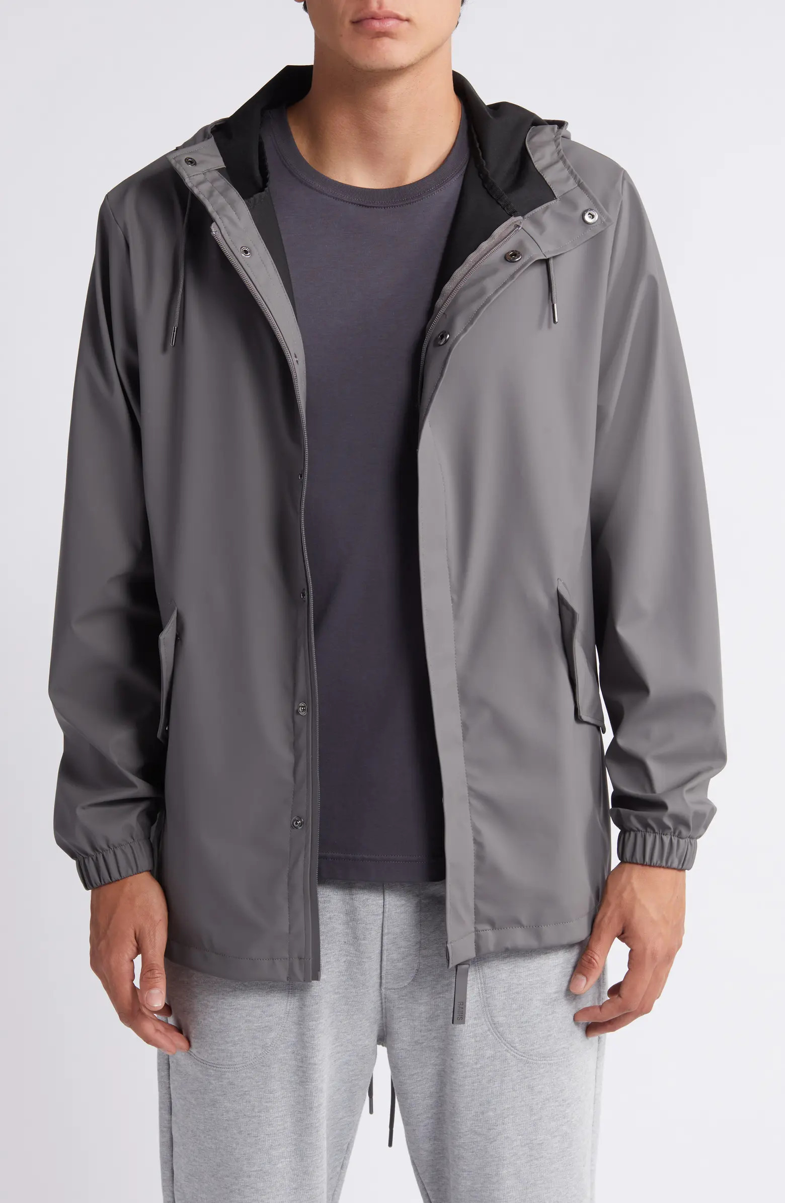 Rains Fishtail Hooded Waterproof Rain Jacket | Nordstrom | Nordstrom