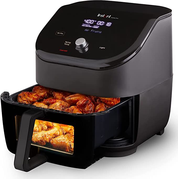 Instant Vortex Plus 6-Quart Air Fryer Oven, Quiet Cooking, From the Makers of Instant Pot with Cl... | Amazon (US)