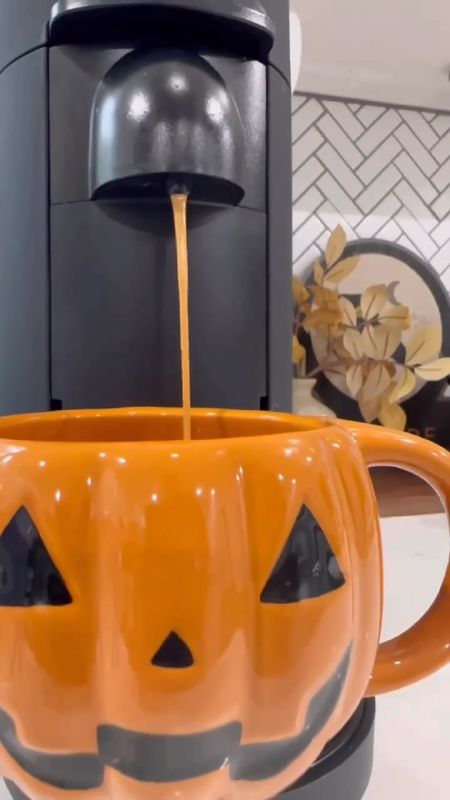 Morning coffee in Halloween mug. Halloween decor. Halloween mugs. Home decor finds  

#LTKhome #LTKSeasonal #LTKHalloween