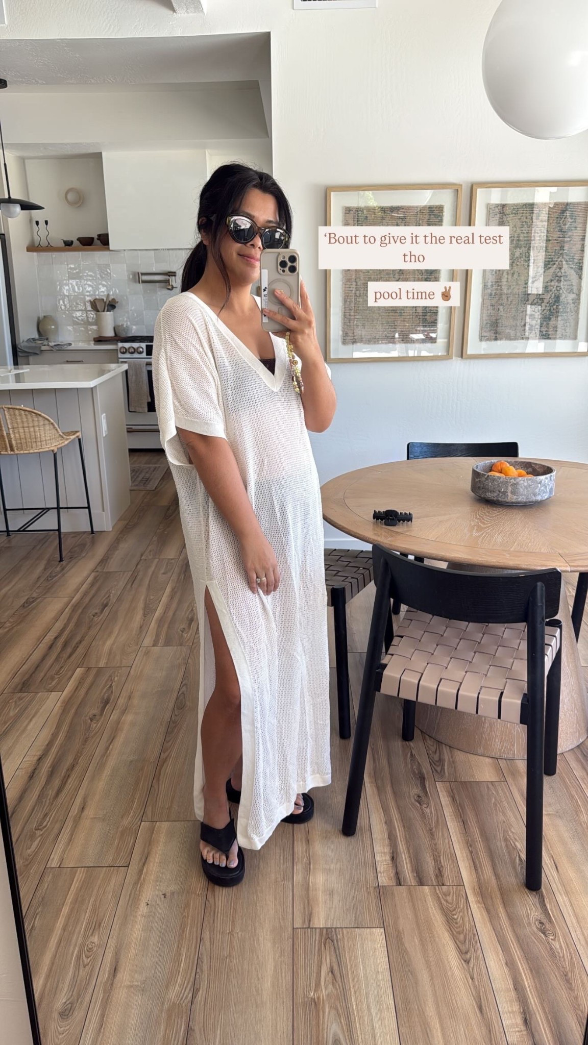 Love this cover up and my third year with these sunglasses!! 

#LTKMidsize