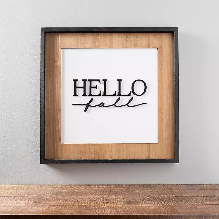 Hello Fall Wall Plaque | Kirkland's Home