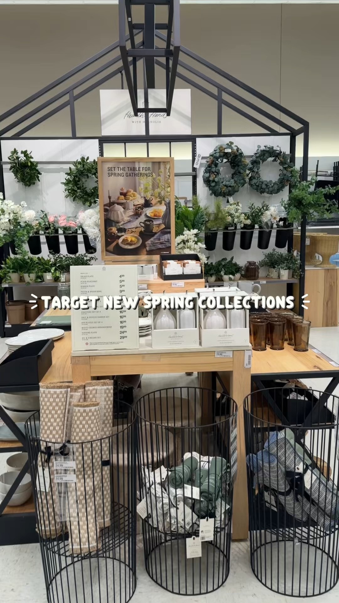 Excited by the spring collection at Target! @target. So many beautiful decor and items 🥰 #springdecor #targetfinds