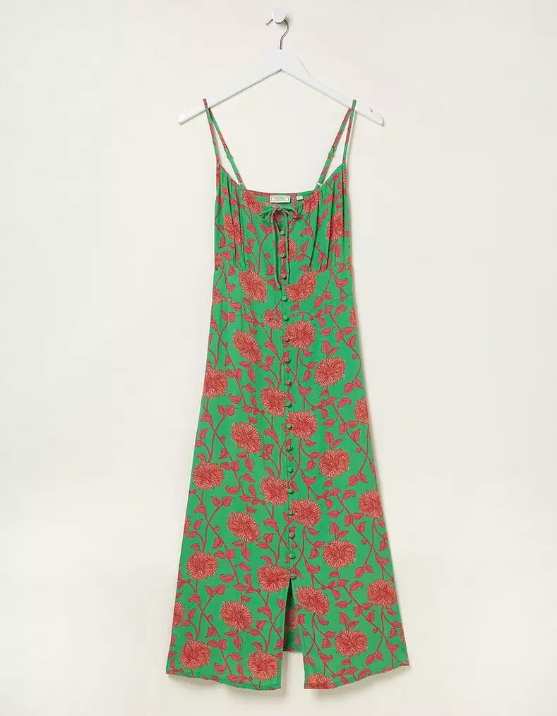 Ariel Bali Blooms Midi Dress | Fat Face (UK&IE)