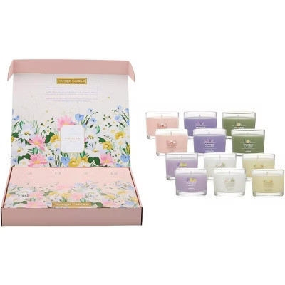 Yankee Candle Signature Votive Mini Candle Jars, Mother's Day Variety Pack, Natural Soy Wax Blend Candle with Natural Fiber Wick, 1.3 OZ Glass Jar, | Target