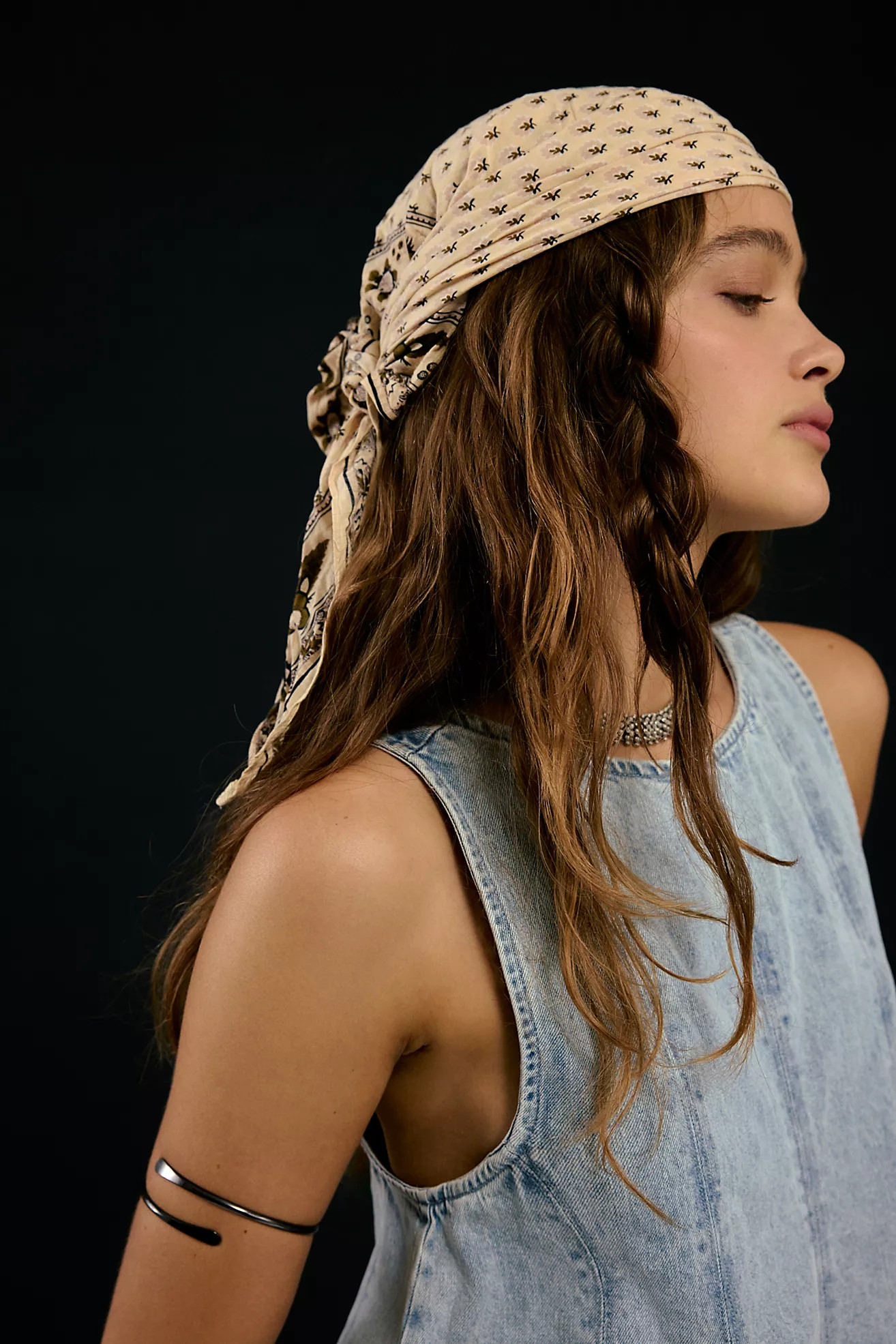 Lotus Paisley Print Bandana | Free People (Global - UK&FR Excluded)