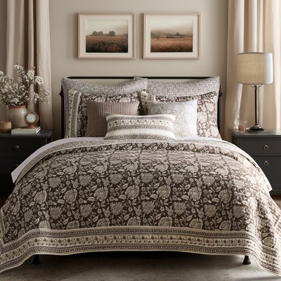 Adare Cocoa King Quilt Set - Levtex Home | Target