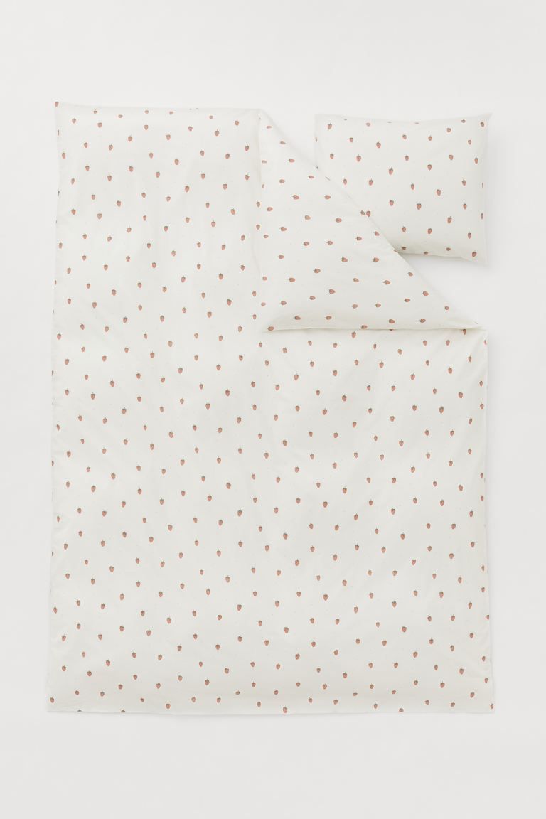 Printed Cotton Duvet Cover Set | H&M (US + CA)