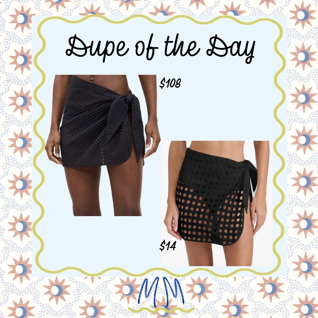 Available in 5 colors! They look so much more similar in real life. Size up one size! 

#dupes #dupe #coverups #wrapskirts #poolcoverups #swimsuitcoverups #beachvacation #beachoutfits #resortwear2026 #vacationoutfitsbeach