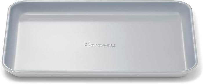 Caraway Nonstick Ceramic Small Baking Sheet (9x13”) – Non-Toxic, PTFE & PFOA Free – Oven Sa... | Amazon (US)