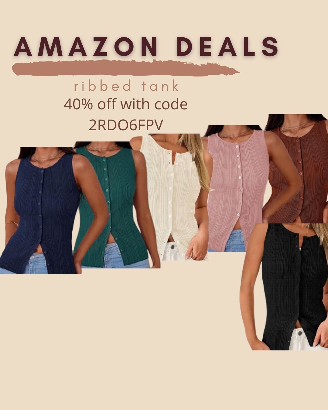 $14 ends 4/5

Amazon fashion
Amazon deals
Ribbed tank


#LTKSaleAlert