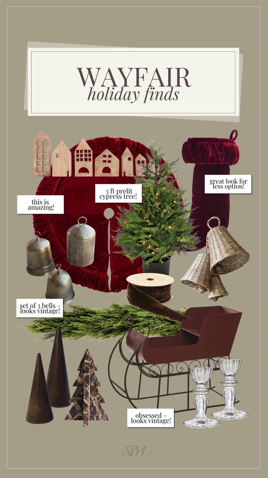 ✨My Favorite Wayfair Holiday Finds✨
From cozy accents to festive tabletop pieces, these Wayfair holiday treasures make it easy to turn your home into a space where guests feel welcome to linger. 🎄✨

Wayfair truly has something for every style and every home—so whether you’re hosting, decorating, or gifting, these pieces will leave a lasting impression all season long.

Shop my curated holiday picks here ⤵️

#Wayfair #WayfairPartner #ad @wayfair

#LTKStyleTip #LTKHome #LTKSeasonal