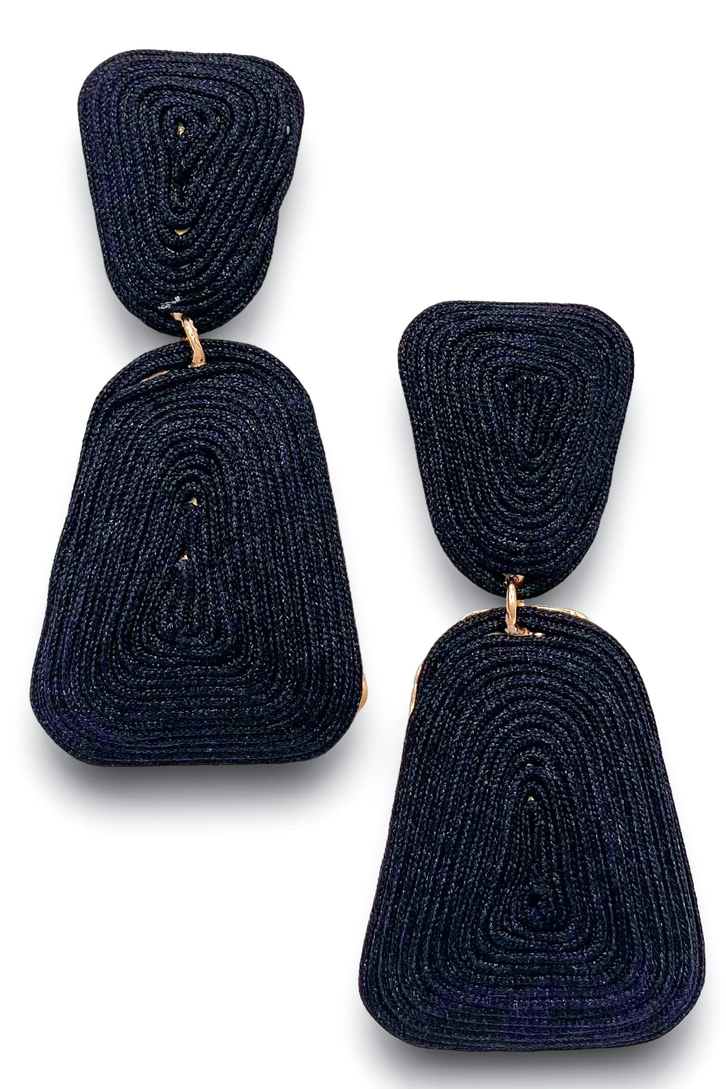 Drop The Ball Earrings - Black | The Willow Tree