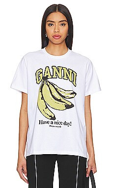 Banana Relaxed T-shirt
                    
                    Ganni | Revolve Clothing (Global)