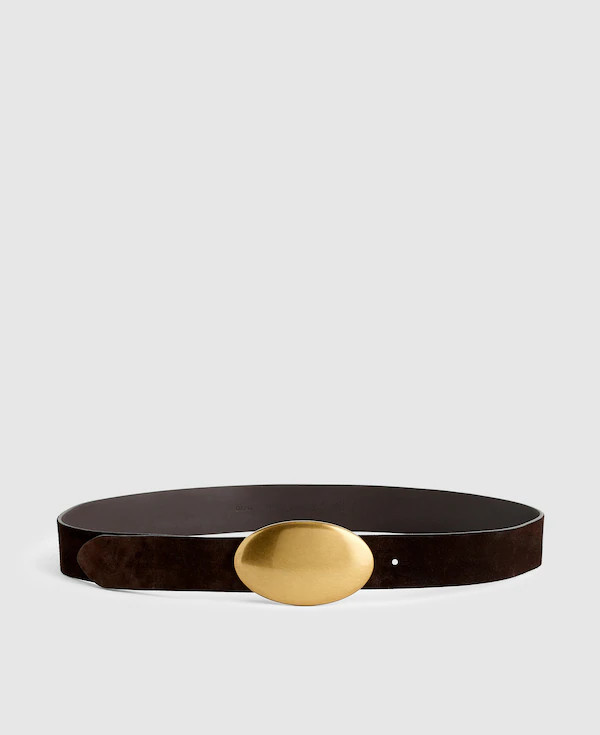 Oval Plaque-Buckle Belt | Madewell