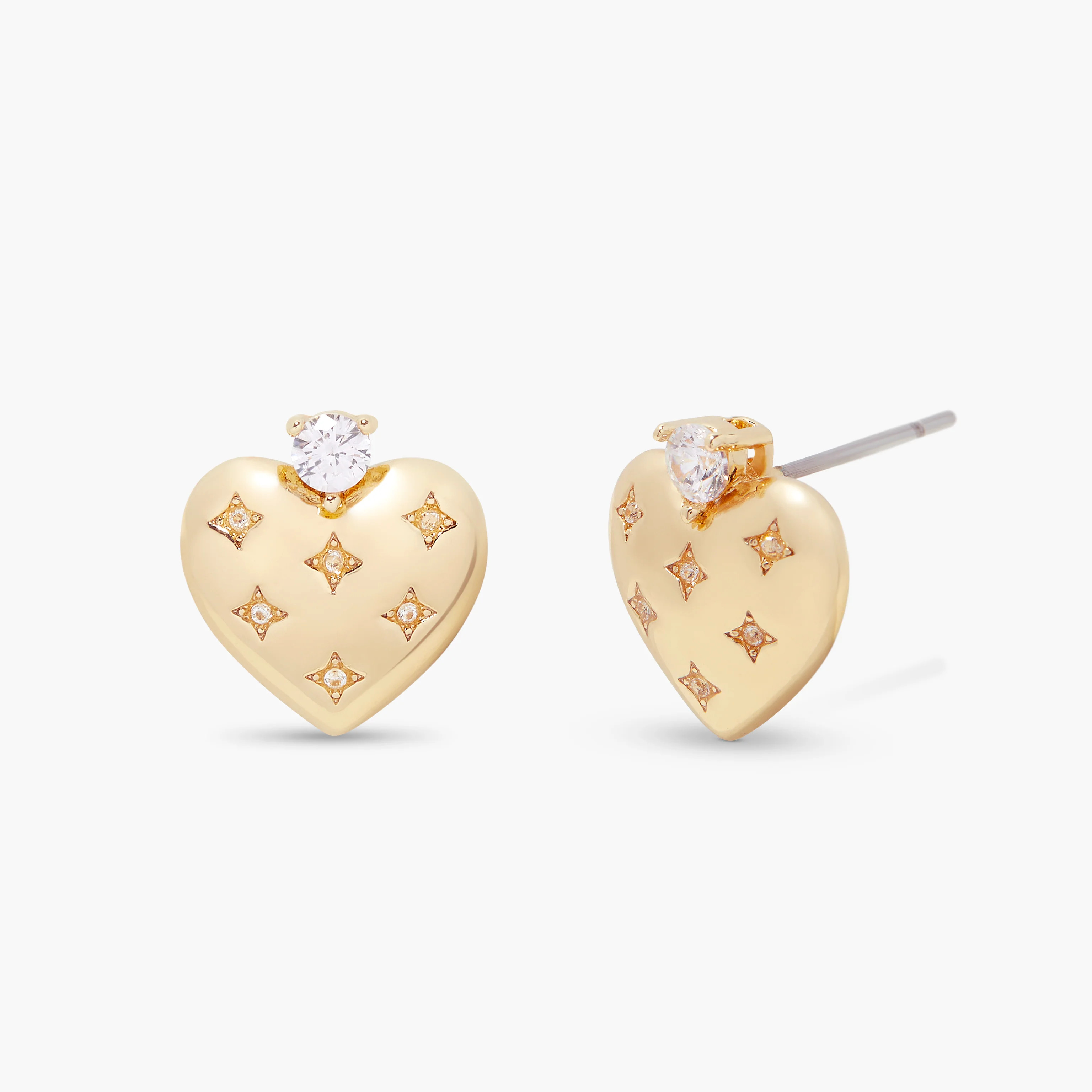 Lillian Heart Earrings | Brook and York