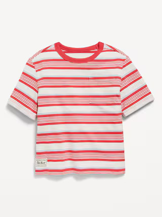 Oversized Short-Sleeve Pocket T-Shirt for Toddler Boys | Old Navy (US)