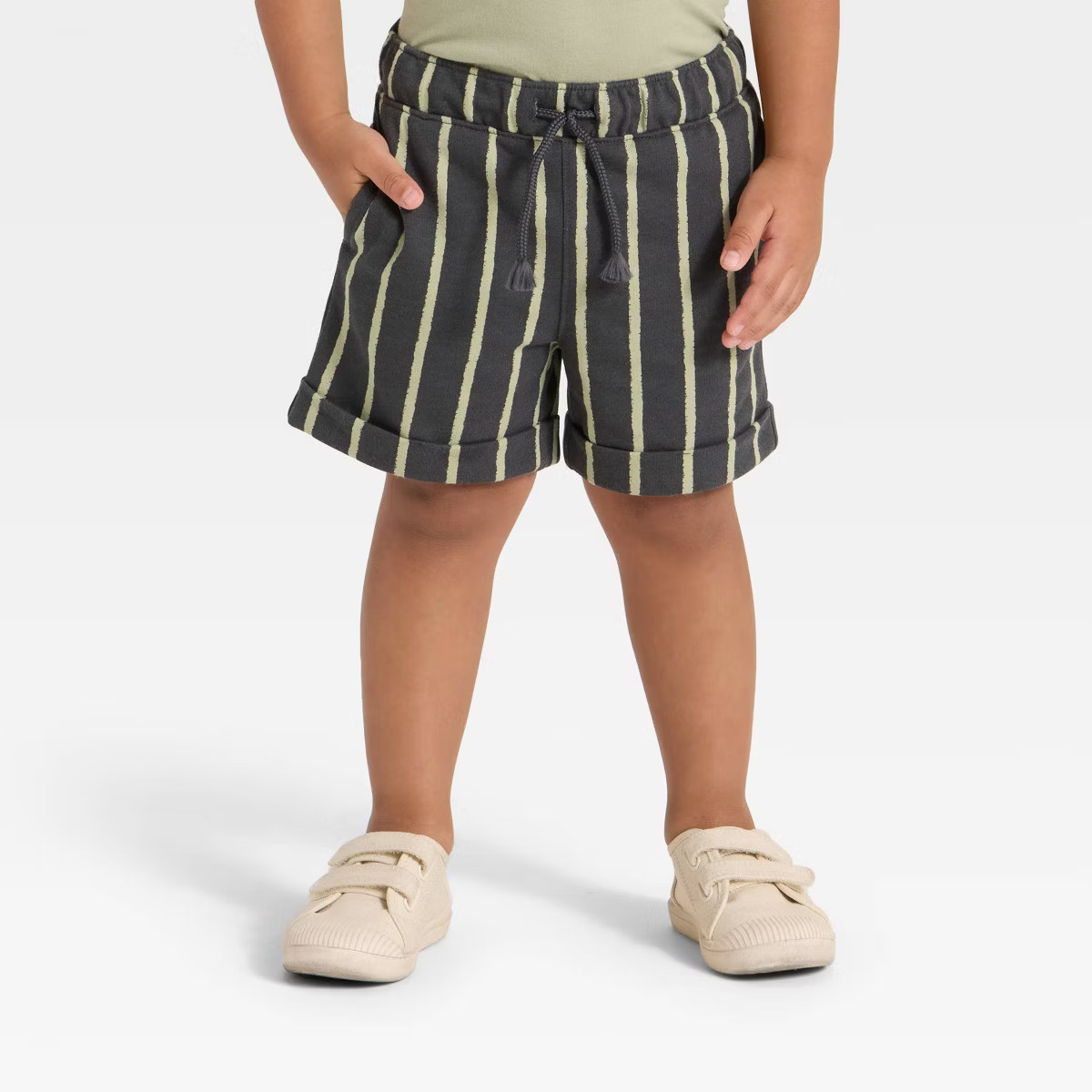 Toddler Boys' Short Sleeve Halloween T-Shirt and Shorts Set - Cat & Jack™ Olive 18M | Target