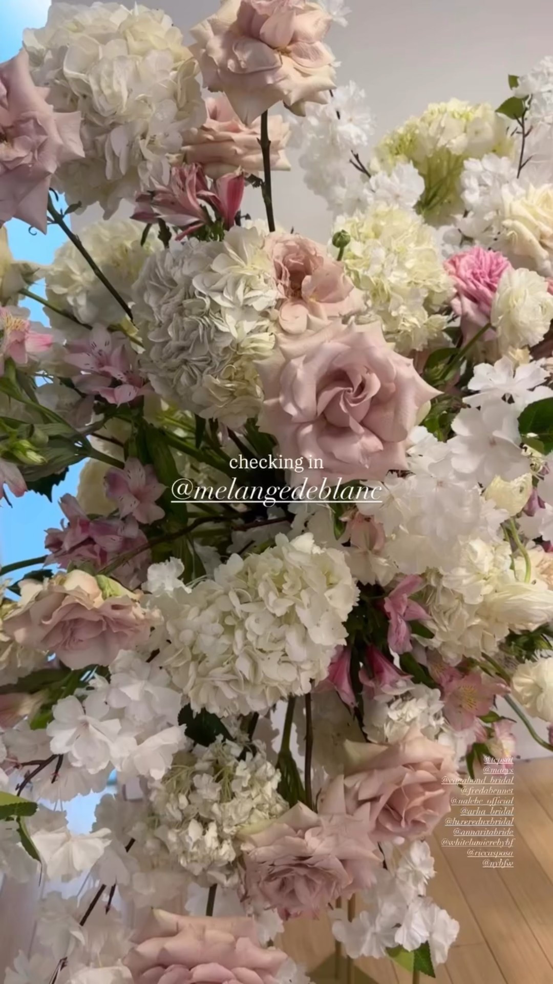 @tepsiit 
@macys 
@vagabond_bridal 
@fredabennet 
@nalebe_official 
@arha_bridal 
@luxereduxbridal 
@annaritabride 
@whitelumierebybf 
@riccasposa 
@nybfw  @melangedeblanc  checking in

#LTKTravel #LTKBeauty #LTKWedding