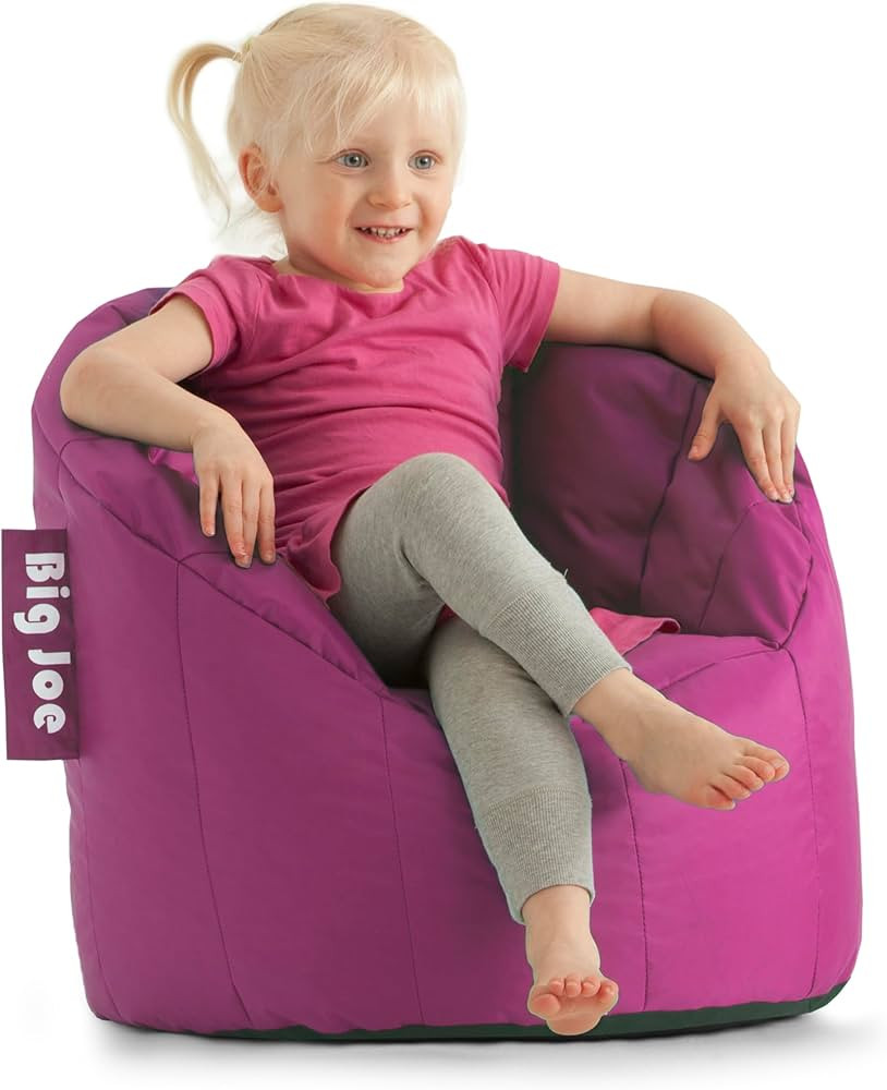 Big Joe Milano Kid's Beanbag Chair Pink Passion Smartmax | Amazon (US)