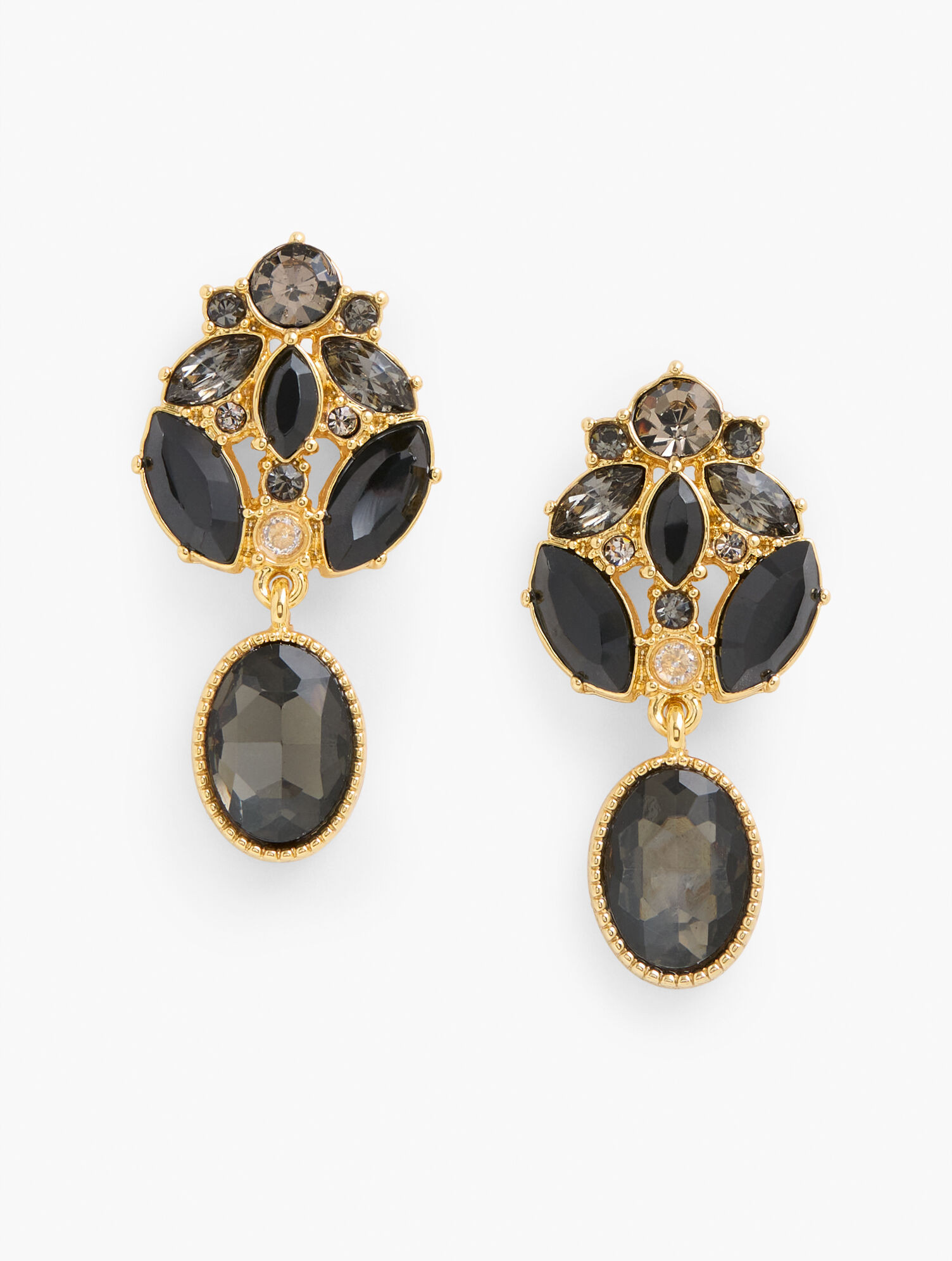 Multi Stone Cluster Drop Earrings | Talbots