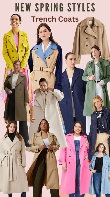 Spring New Arrivals - Women’s Trench Coats - Plus Size Trench Coats - Fun Jackets for Springg

#LTKstyletip #LTKplussize #LTKSeasonal