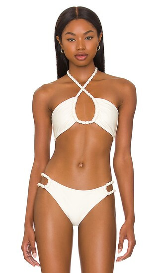 Isabelle Bikini Top in Vanilla | Revolve Clothing (Global)