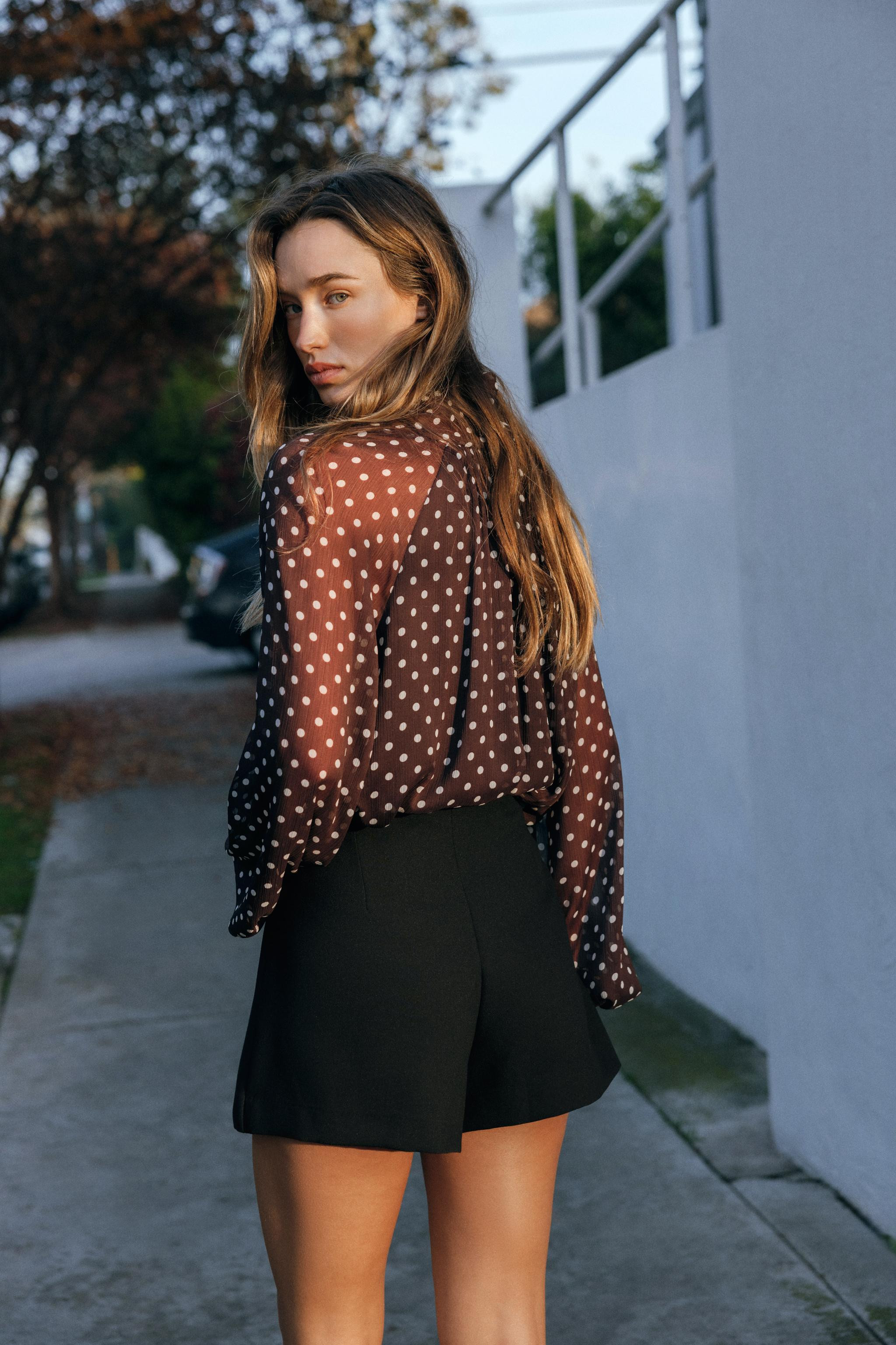 ASYMMETRIC SKORT WITH APPLIQUE | Zara UK