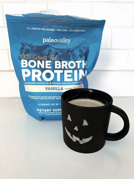 New favorite protein powder!!! I added it to warm almond milk (I only use Malk bc it has no seed oils or gums) and it tastes like a cake batter latte.

Paleo valley bone broth protein 

#LTKfindsunder100 #LTKfindsunder50
