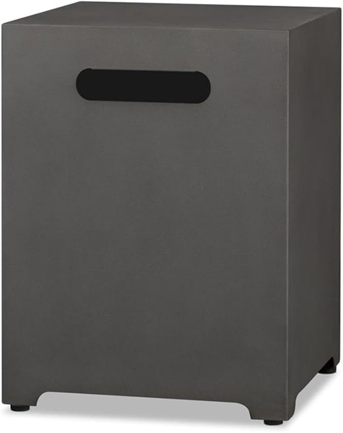 Real Flame Metal Propane Tank Cover, Conceals a 20 lb Tank and Doubles as a Side Table, Weathered... | Amazon (US)