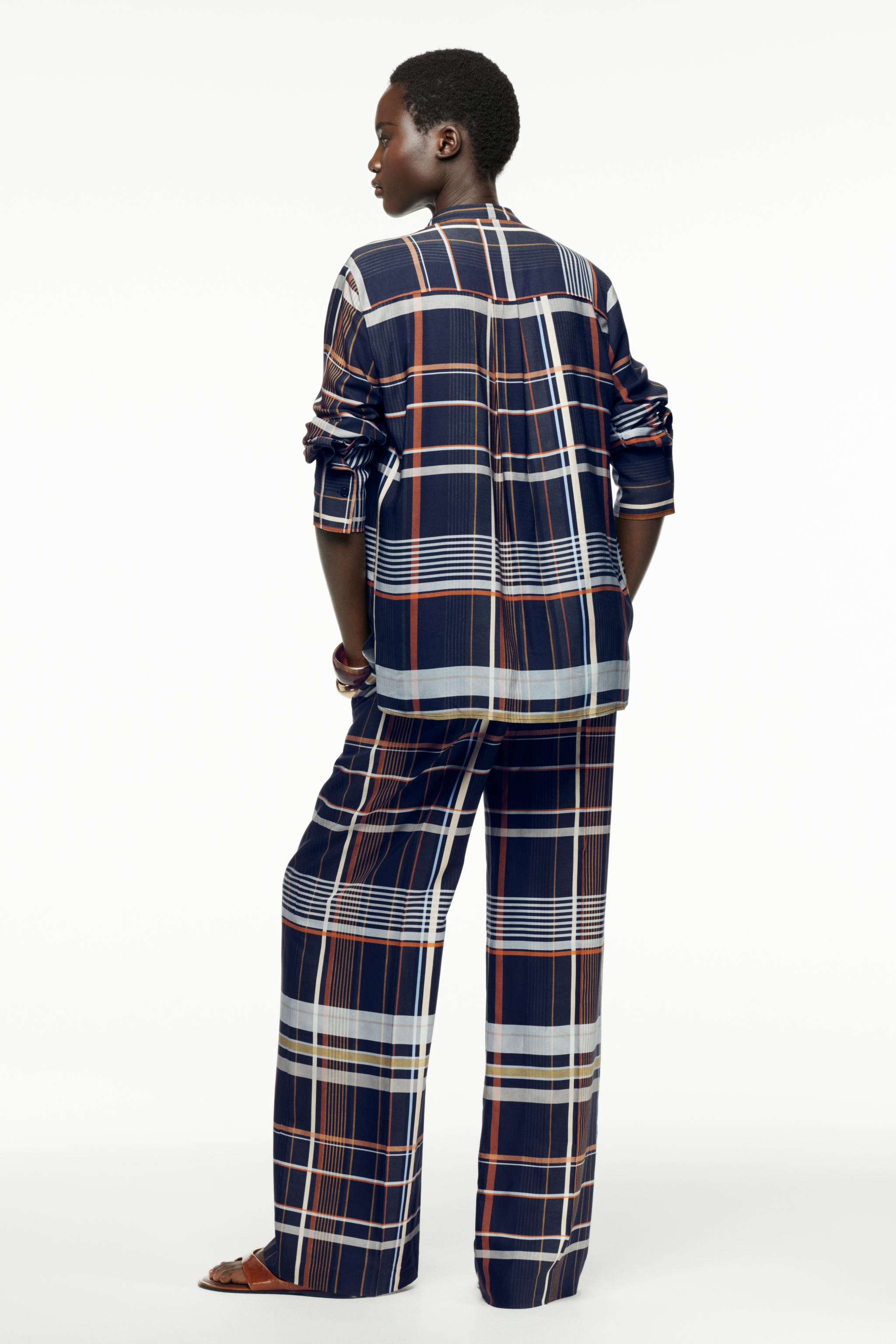 ZW COLLECTION PLAID PANTS | Zara US