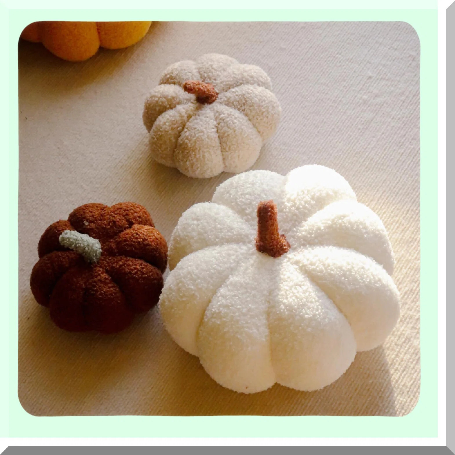 BRBCA Sherpa Pumpkin Accent Pillows - Cozy Teddy Fleece Yellow Pumpkin Shaped Throw Pillows for R... | Wayfair North America