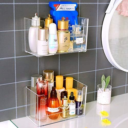 Sooyee 2-Pack Shower Caddies,No Drilling Wall Mounted Bathroom Corner Shelf Organizer with Hooks ... | Amazon (US)