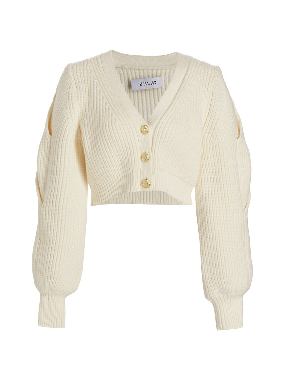Derek Lam 10 Crosby Marcelyn Twisted Cropped Cardigan | Saks Fifth Avenue