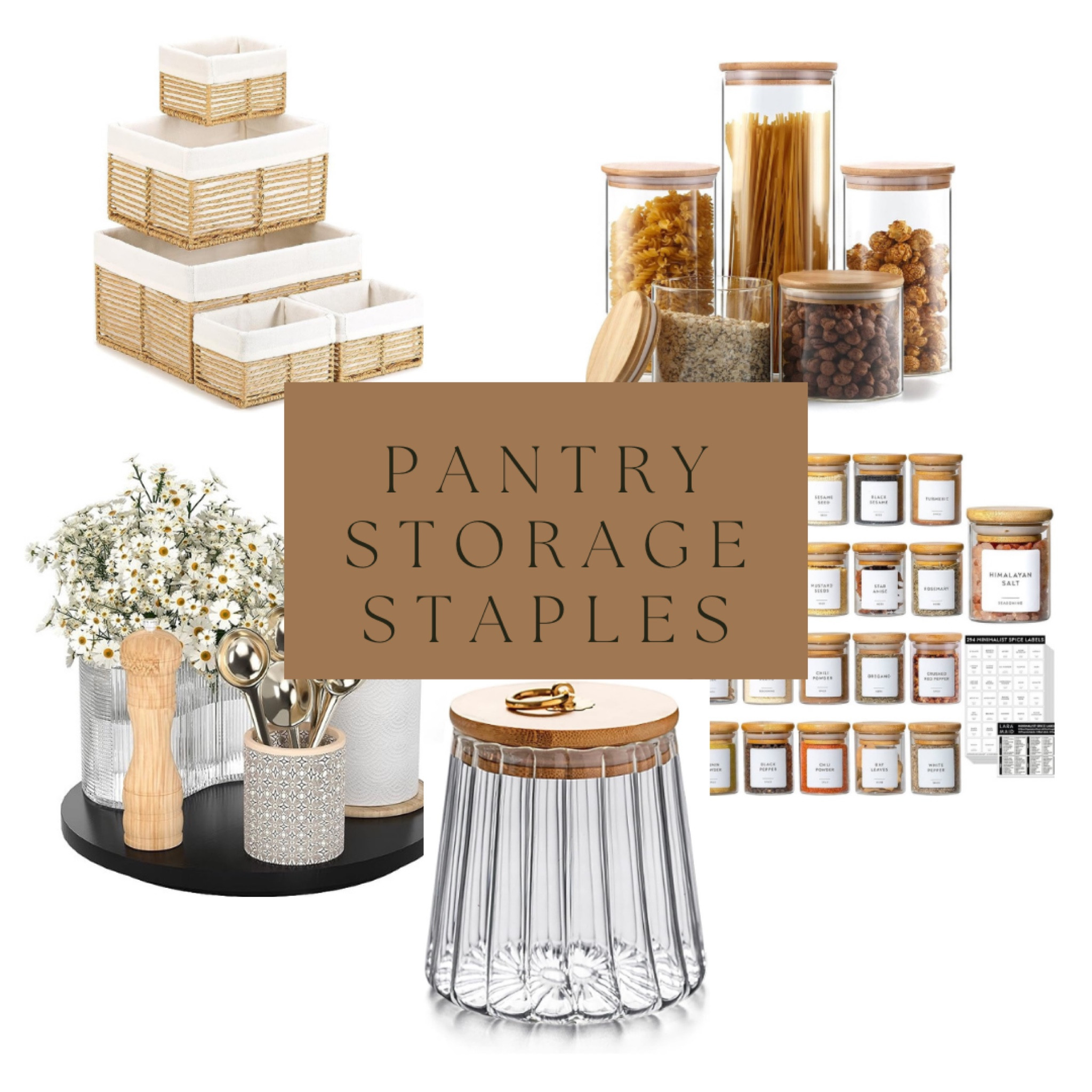 Good looking pieces to help you organize your pantry in a stylish way. 

#LTKsalealert #LTKSeasonal #LTKhome